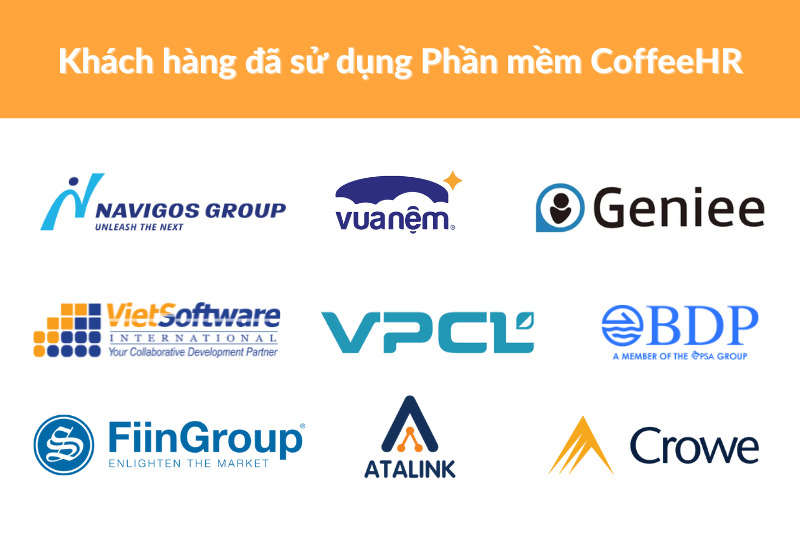Khách hàng đã sử dụng phần mềm quản lý nhân sự tiền lương CoffeeHR