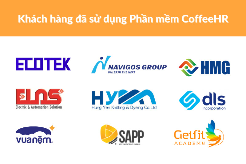 Khách hàng đã sử dụng phần mềm HRM CoffeeHR
