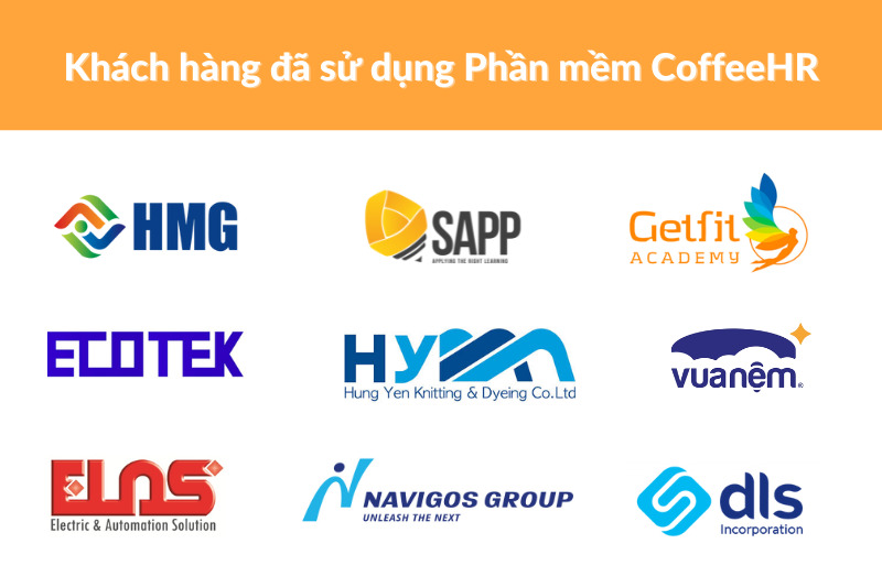 Khách hàng đã sử dụng phần mềm quản lý nhân sự CoffeeHR